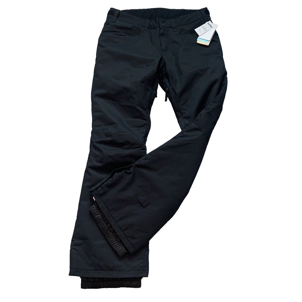 Roxy Backyard DryFlight 10K Waterproof Snowboard Ski Pants Black Size L